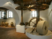 Museo del Vino – Fondazione Lungarotti – Torgiano (Pg)Sala XII: “Il vino come alimento”Bottega dei fratelli Fontana, FIASCA DA PARATAmaiolicaUrbino, 1560-1570 (inv.757)