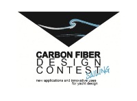 Disegno industriale: il Carbon Fiber Design Contest Sailing