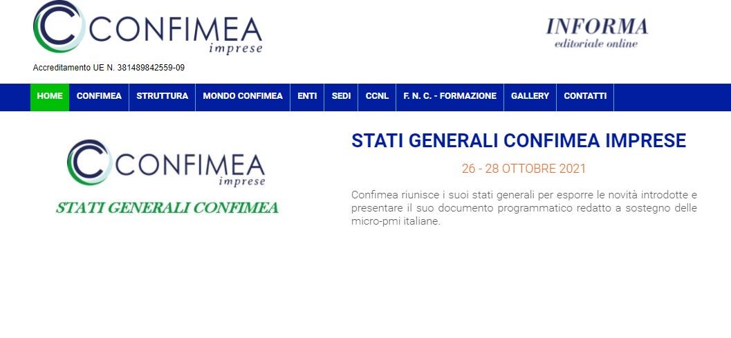 Confimea, PNRR come base della rinascita industriale